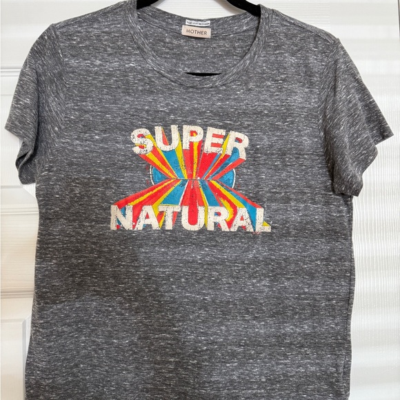 MOTHER Heathered Gray T-Shirt - Picture 1 of 4